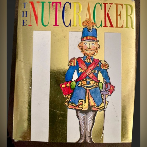 Mini Nutcracker Book 1992 Mini Book Hardcover Daniel Walden Harold Benson 3x3” - Picture 1 of 7
